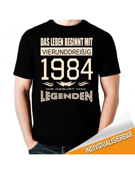 Das Leben Beginnt Mit Geburtstag T Shirt Hoodie