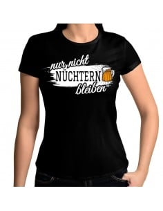 Nur nicht nüchtern bleiben Bier T-Shirt Paar-Shirts 18,90 €