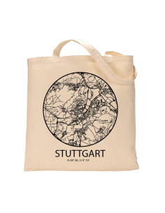 Jutebeutel nature \\"Stuttgart Sky Eye Kontur\\" Zubehör & Geschenke 9,99 €